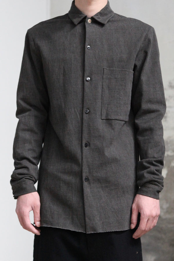 m.a+ Maurizio Amadei Medium Front Pocket Shirt MA-H221 MJP1-CARBON